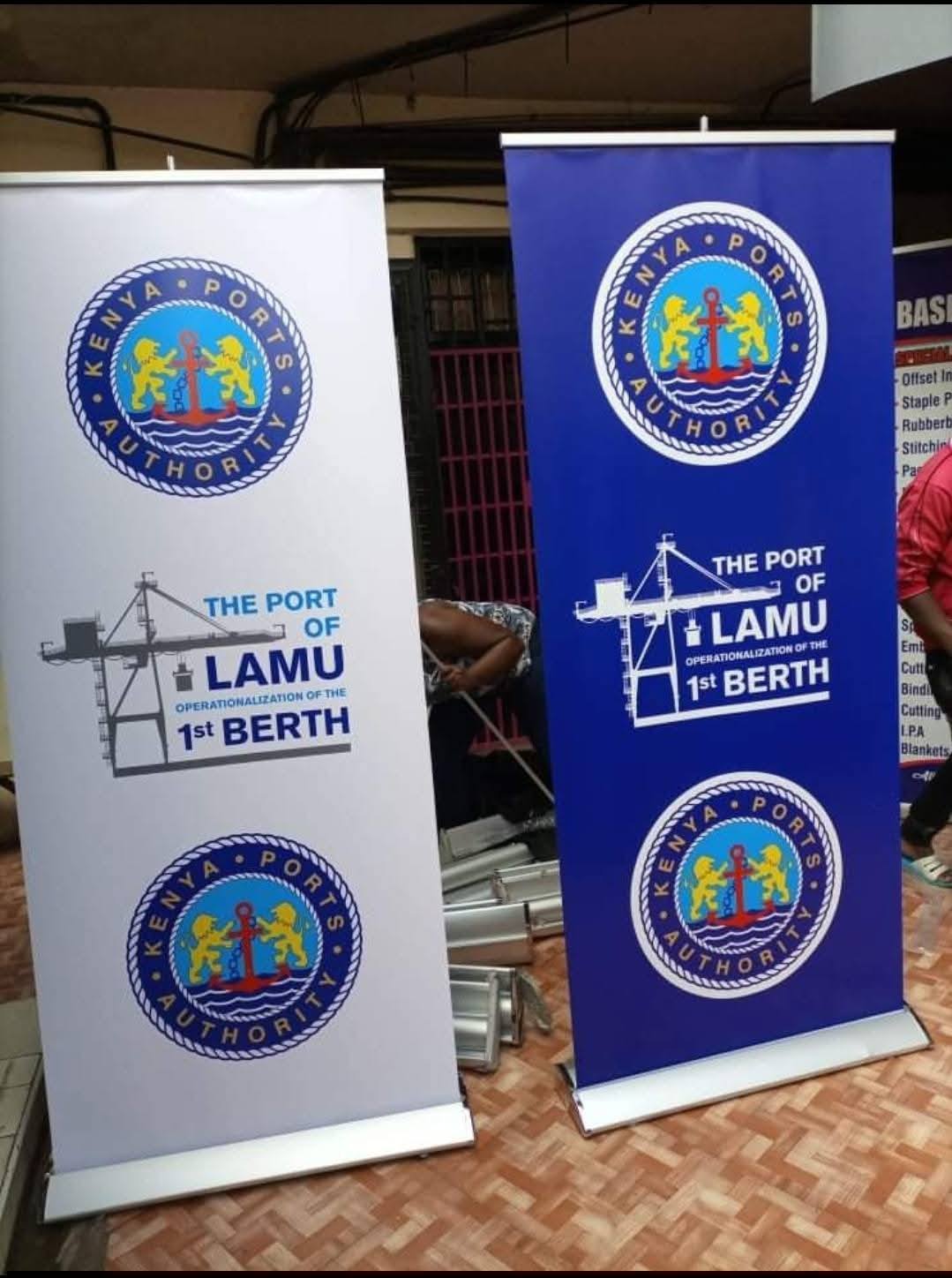 Large format banners